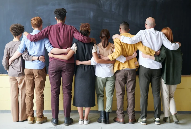 colleagues in an equitable working environment