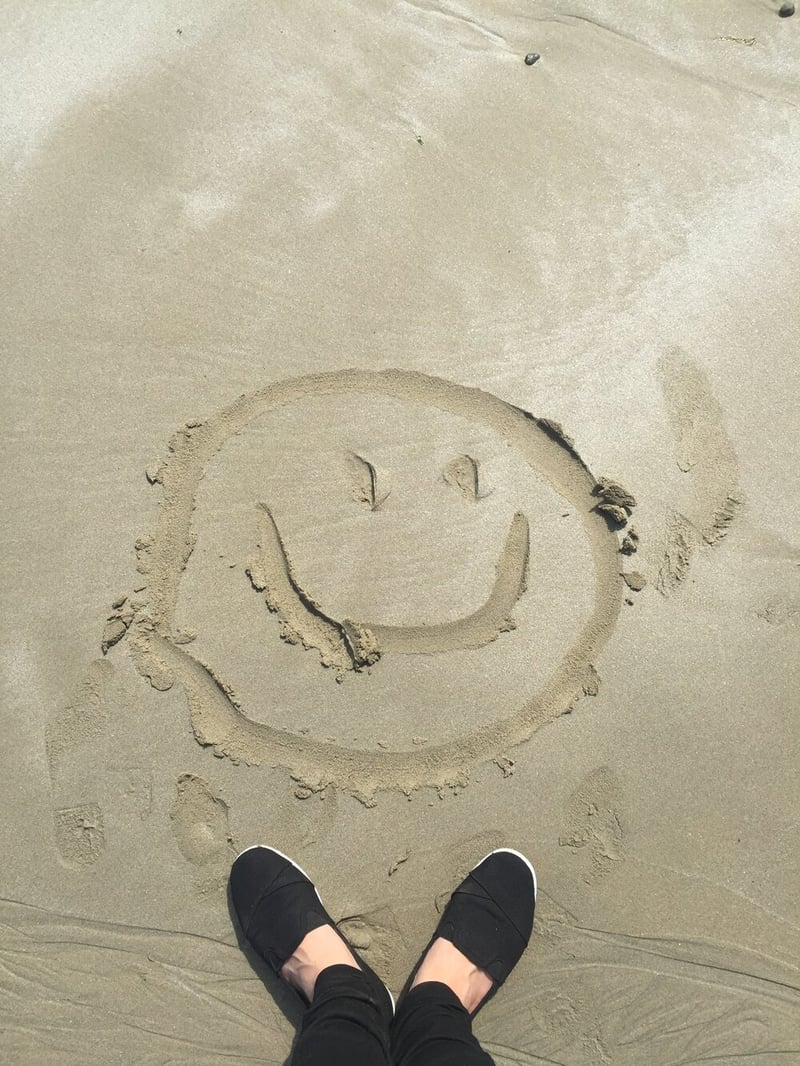 smiley-drawing-on-sand-698899